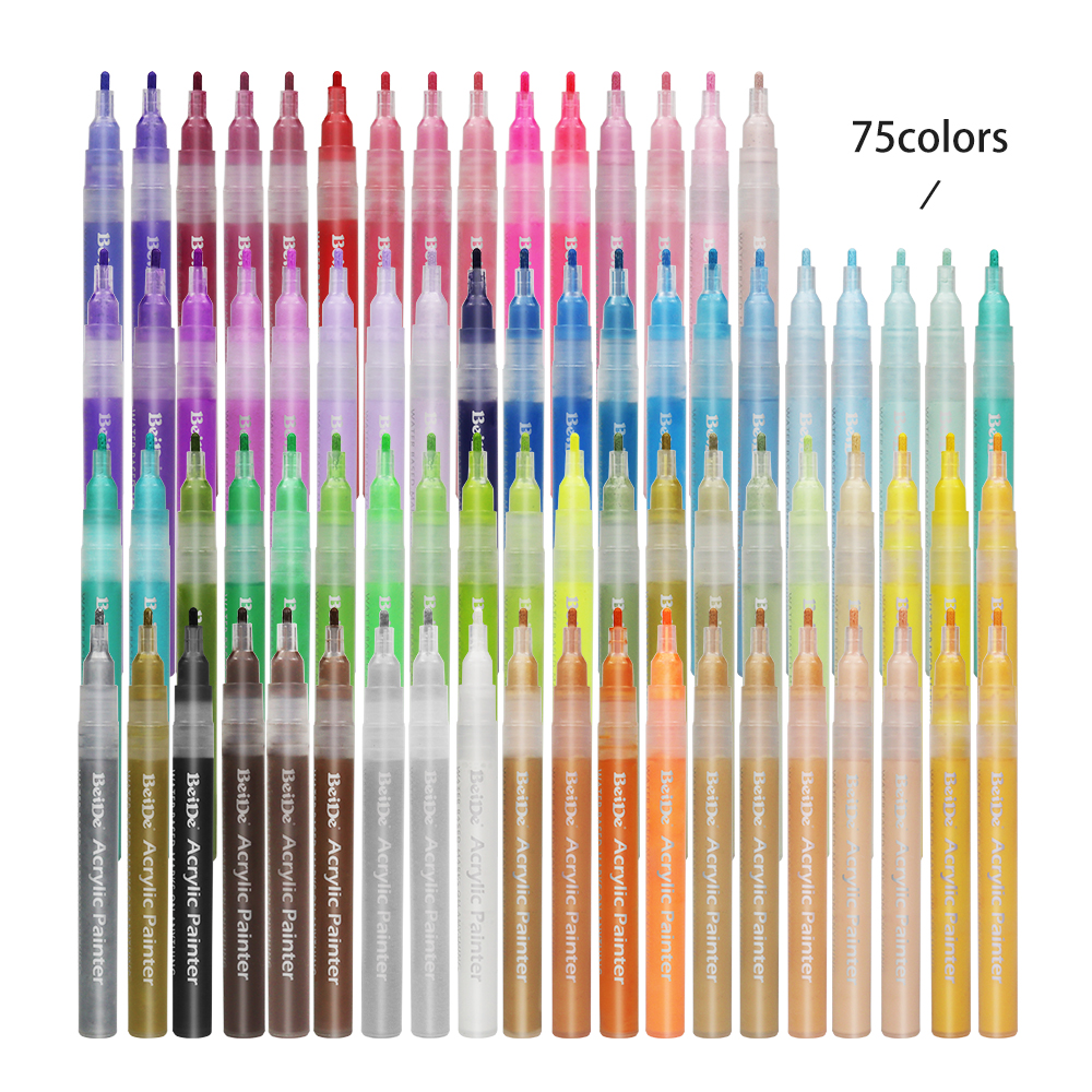3MM Reversible Bullet & Chisel Acrylic Paint Pen