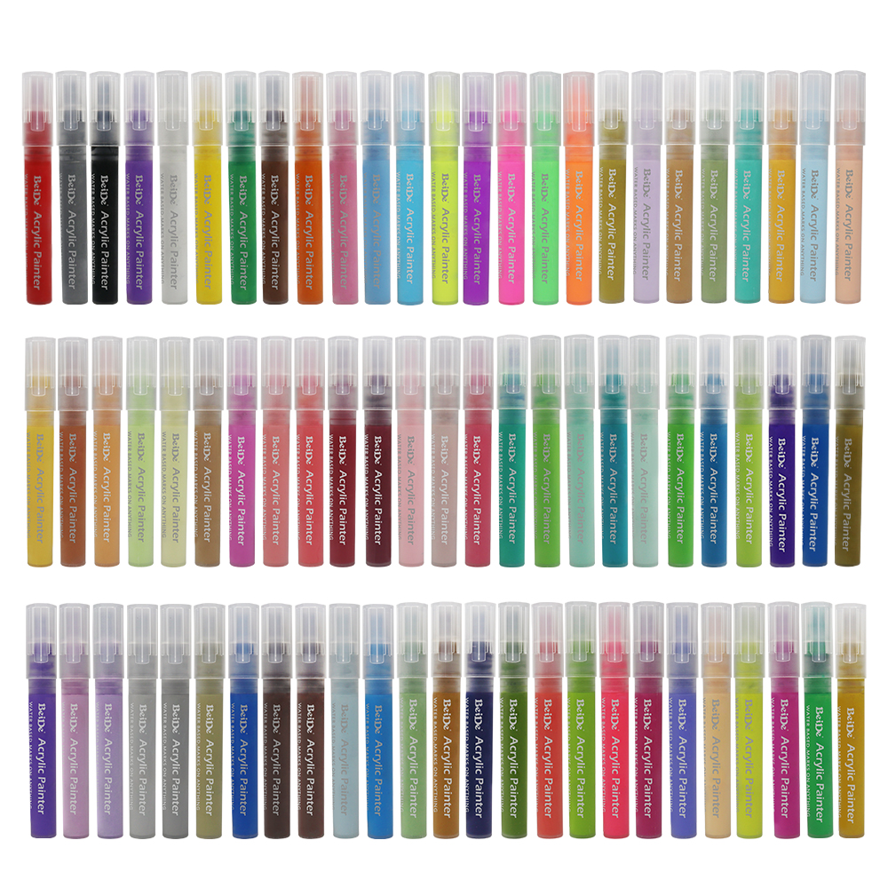 6MM Reversible Bullet & Chisel Acrylic Paint Pen