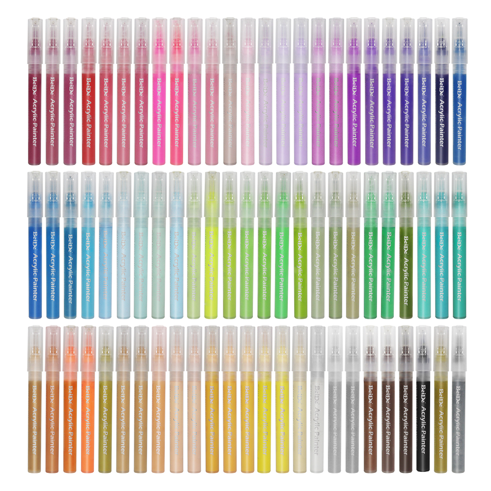 3MM Reversible Bullet & Chisel Acrylic Paint Pen
