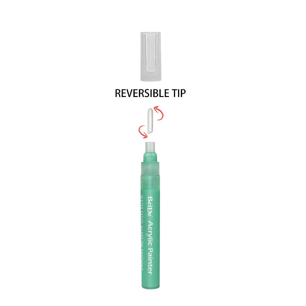 6MM Reversible Bullet & Chisel Acrylic Paint Pen