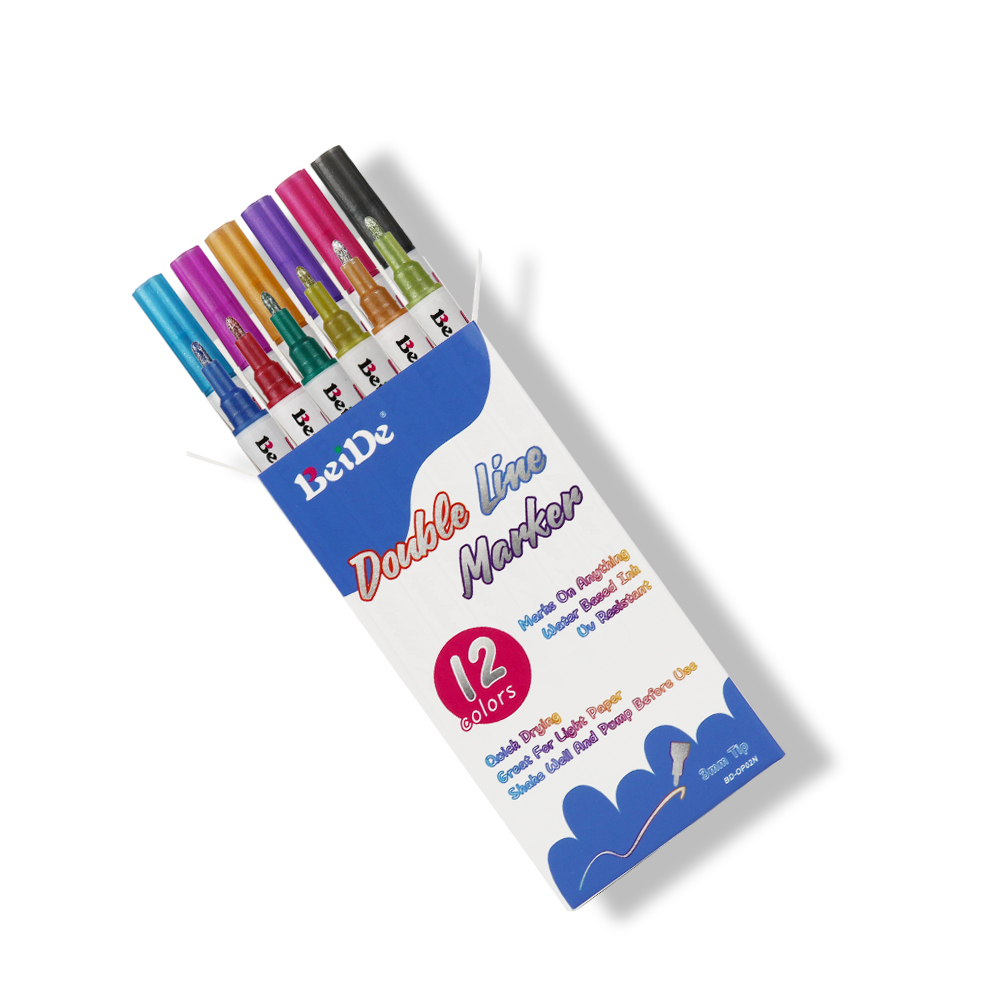 Silver Outline Marker