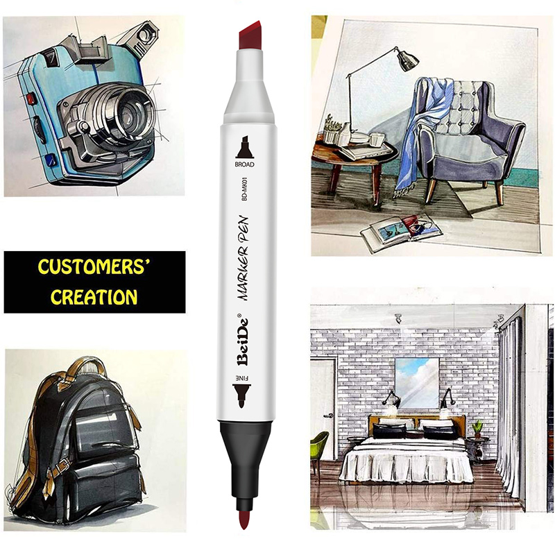 Dual-Tip Alcohol Based Art Marker