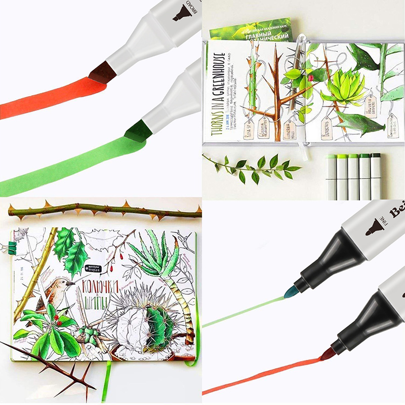 Dual-Tip Alcohol Based Art Marker