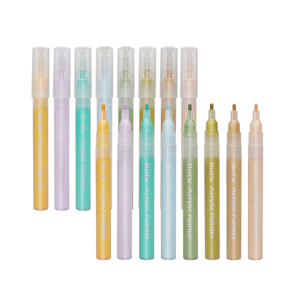 3MM Reversible Bullet & Chisel Acrylic Paint Pen