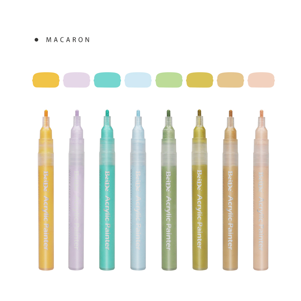3MM Reversible Bullet & Chisel Acrylic Paint Pen