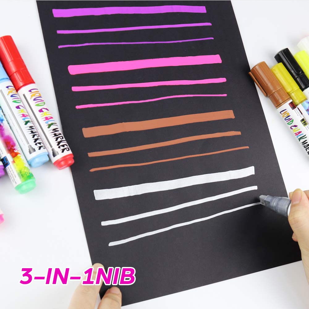 8mm Flat Liquid Chalk Marker