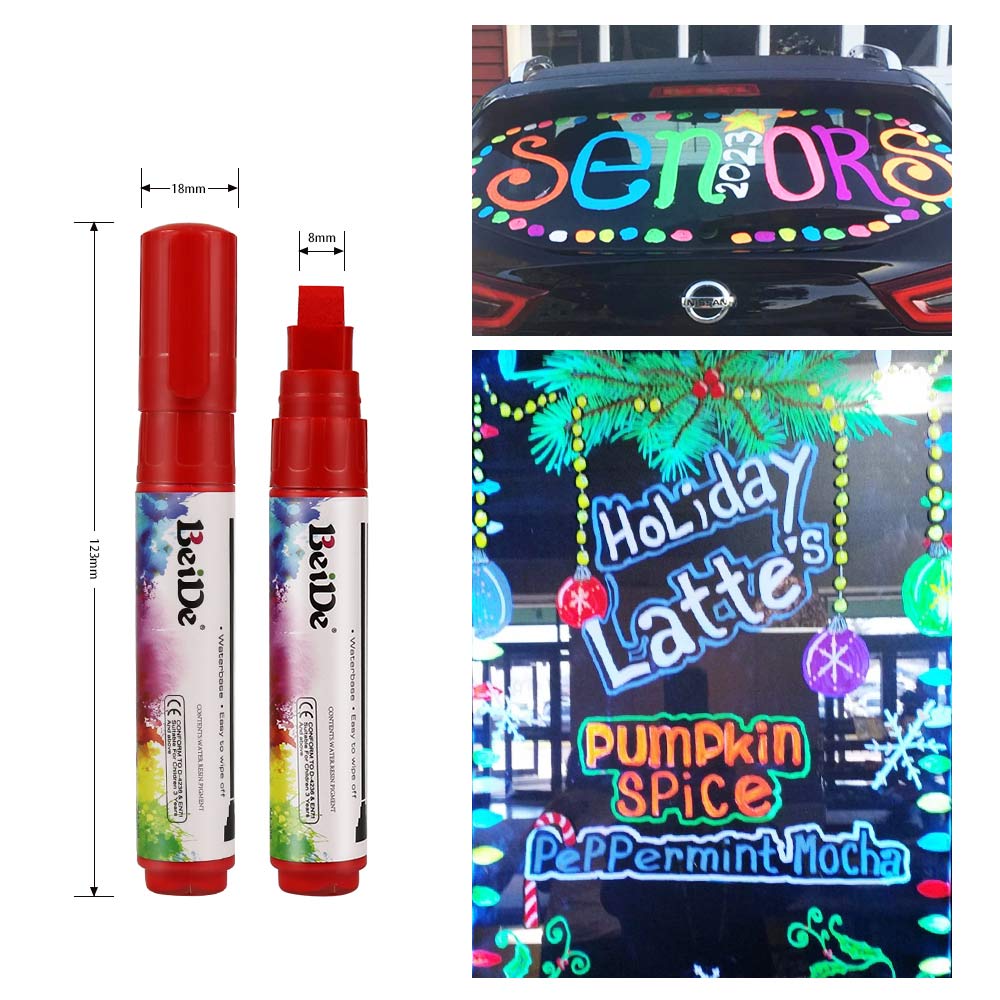8mm Flat Liquid Chalk Marker
